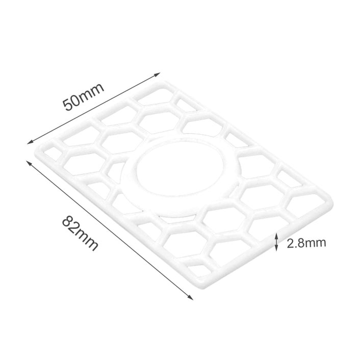 Para la cubierta protectora de panal con forma de tarjeta Airtag Location Tracker, Honeycomb White, Honeycomb Black