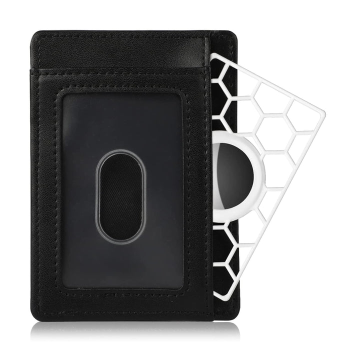 Para la cubierta protectora de panal con forma de tarjeta Airtag Location Tracker, Honeycomb White, Honeycomb Black