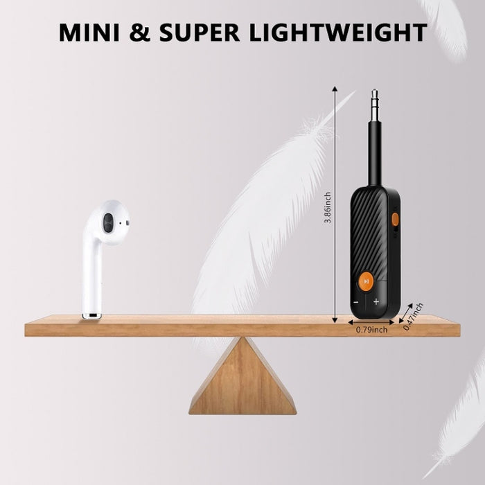 Transmisor de computadora de TV con receptor de coche Bluetooth 5.2, BT16