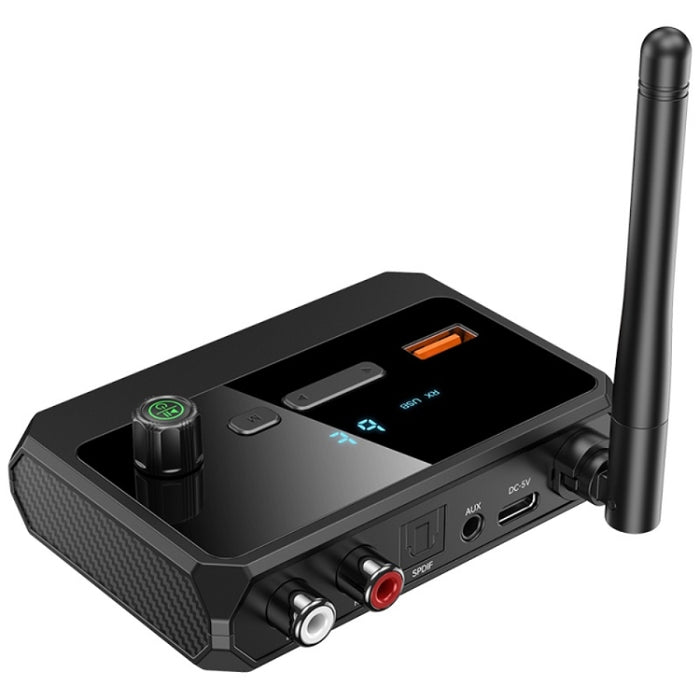 Receptor de amplificador de audio Bluetooth 5.3 compatible con reproducción USB/MP3, C36