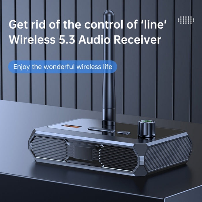 Receptor de amplificador de audio Bluetooth 5.3 compatible con reproducción USB/MP3, C36