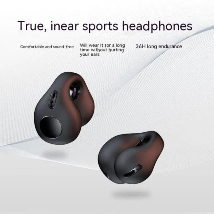 Auriculares inalámbricos Bluetooth con cancelación de ruido y clip de conducción ósea JX80 sin latencia