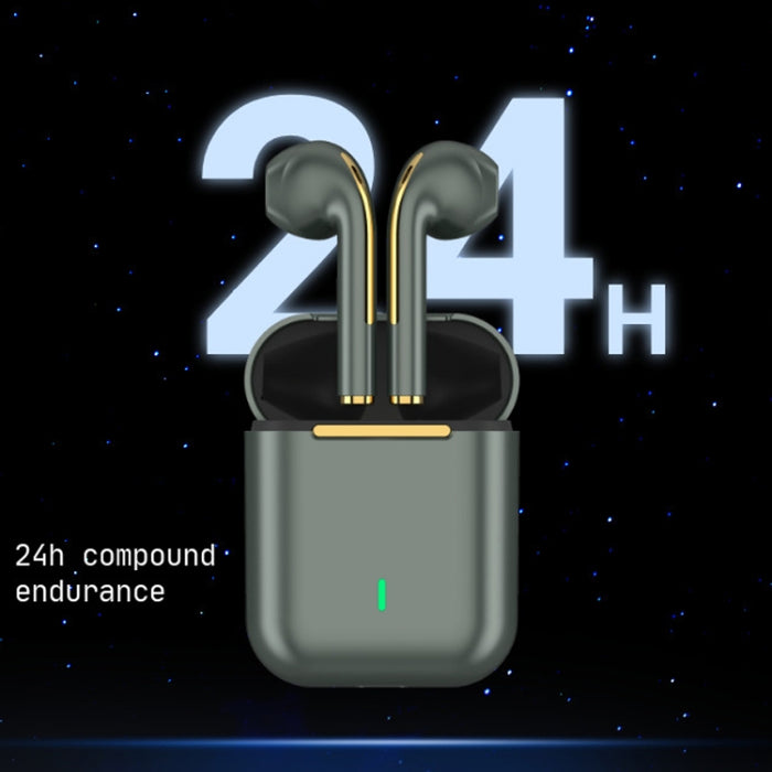 J18 Bluetooth 5.0 TWS Auriculares inalámbricos internos Auriculares de larga duración con batería, J18 (Blue)