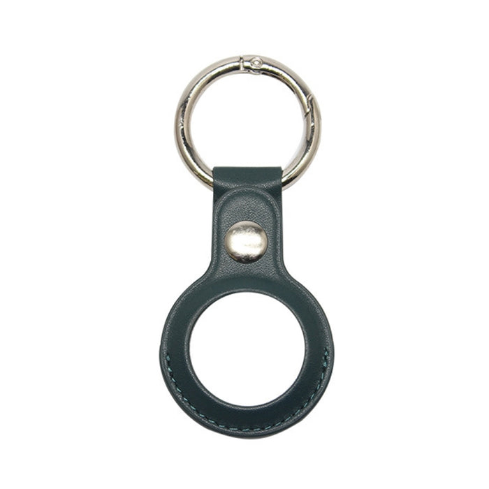 Para Airtag Tracker Locator Funda protectora de piel sintética