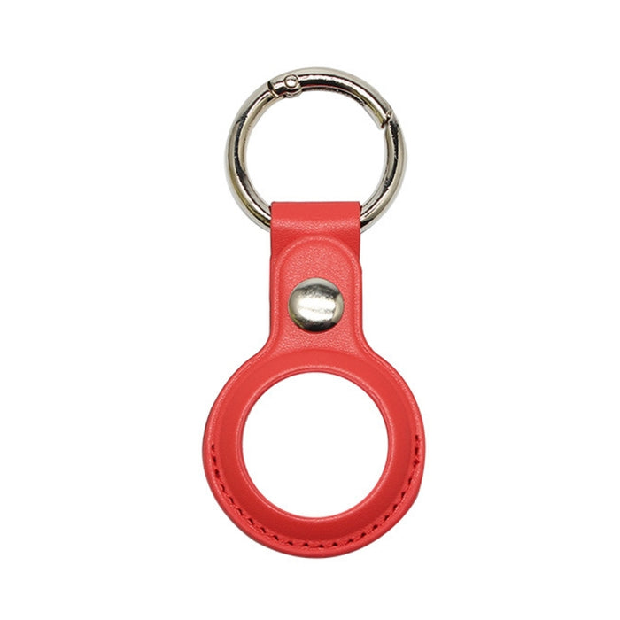 Para Airtag Tracker Locator Funda protectora de piel sintética