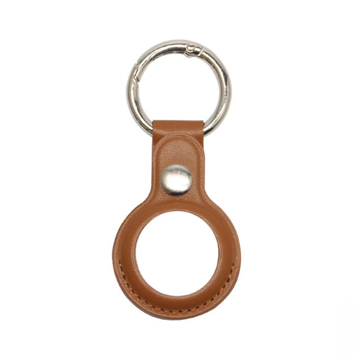 Para Airtag Tracker Locator Funda protectora de piel sintética