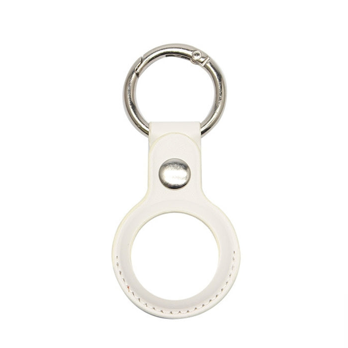 Para Airtag Tracker Locator Funda protectora de piel sintética