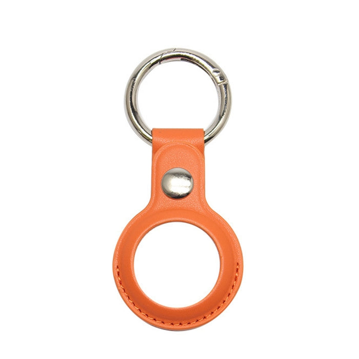 Para Airtag Tracker Locator Funda protectora de piel sintética