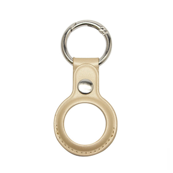 Para Airtag Tracker Locator Funda protectora de piel sintética