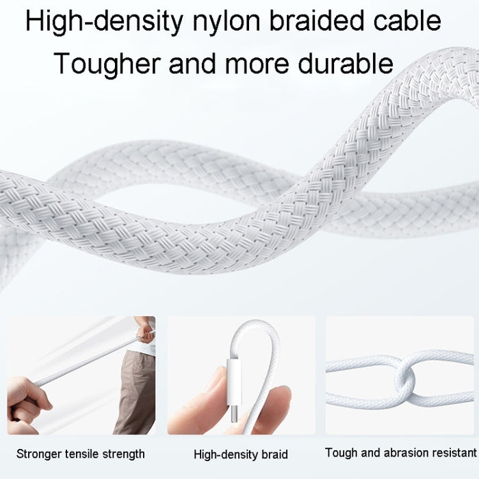 Para Macbook Air/Pro Series Type-C a Magsafe 3 Cable magnético trenzado, 2m