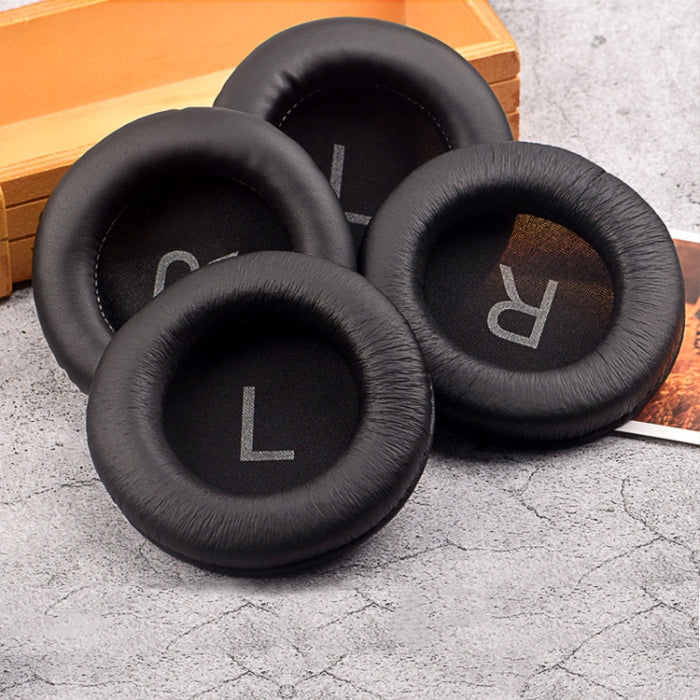 1 par de almohadillas de cubierta de cuero esponja para auriculares Beyerdynamic DT880/DT860/DT990/DT770, (Wrinkled Leather), (Flat Texture)