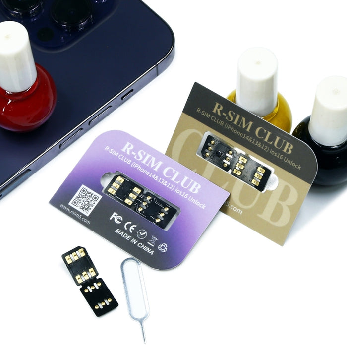 Tarjeta de desbloqueo R-SIM18 CLUB integra TMSI / eSIM / ICCID / IPCC para el sistema iOS16, R-SIM18 CLUB
