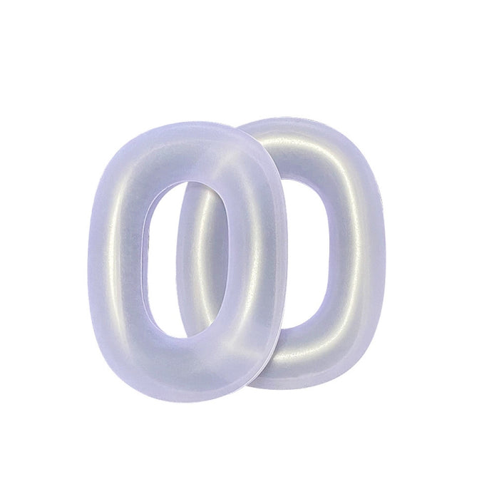 Para auriculares AirPods Max, pieza de repuesto para tapa de oreja, Ear Cap Cover (Transparent Black), Ear Cap Cover (Transparent), Ear Cap Cover (Transparent Purple)