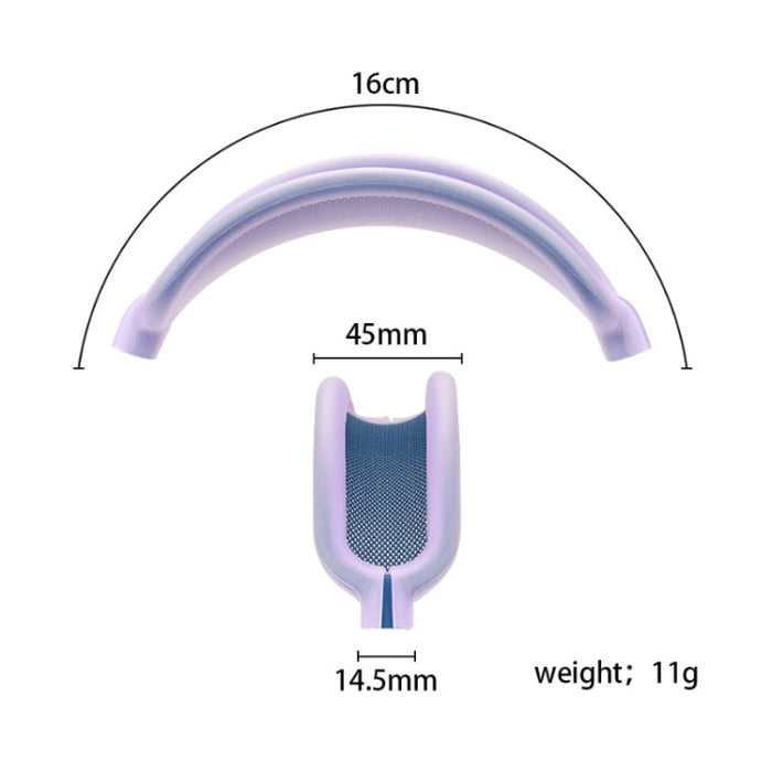 Pieza de repuesto para faros delanteros para auriculares AirPods Max, Head Beam (Transparent Black), Head Beam (Transparent), Head Beam (Transparent Pink)
