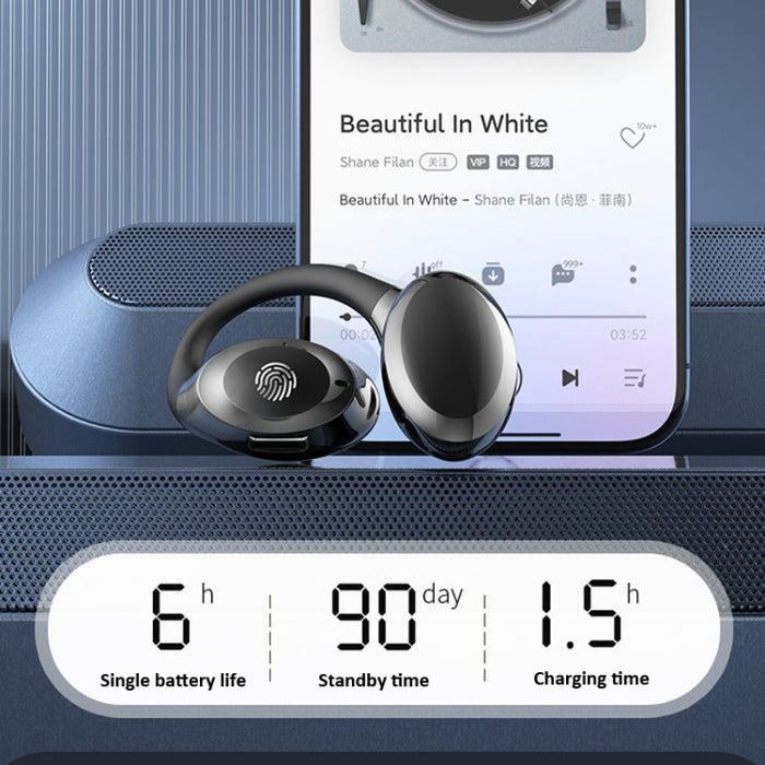 Auriculares inalámbricos con gancho para la oreja Auriculares deportivos con control táctil impermeables OWS