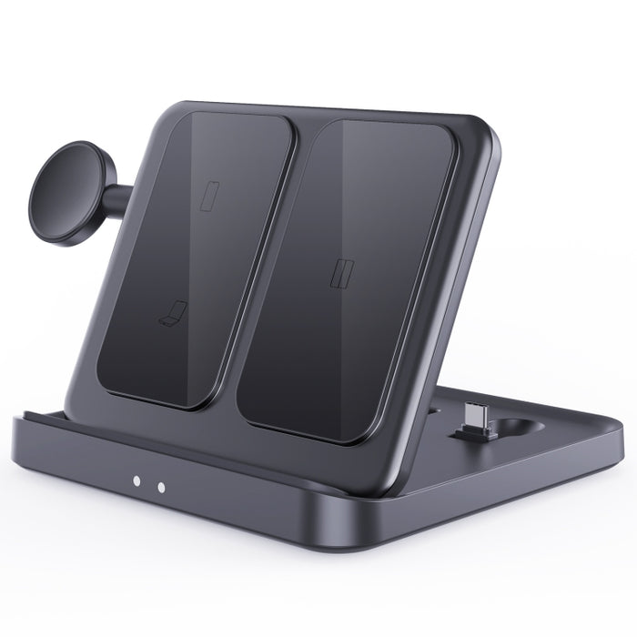 Cargador inalámbrico 3 en 1 para auriculares y relojes inteligentes Samsung Galaxy Z Fold para teléfonos móviles, F16A