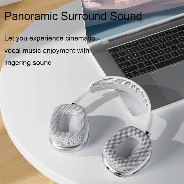 P9 Pro Max HiFi Efecto de sonido Reducción de ruido Auriculares inalámbricos Bluetooth, P9 Pro Max (White), P9 Pro Max (Black), P9 Pro Max (Blue)