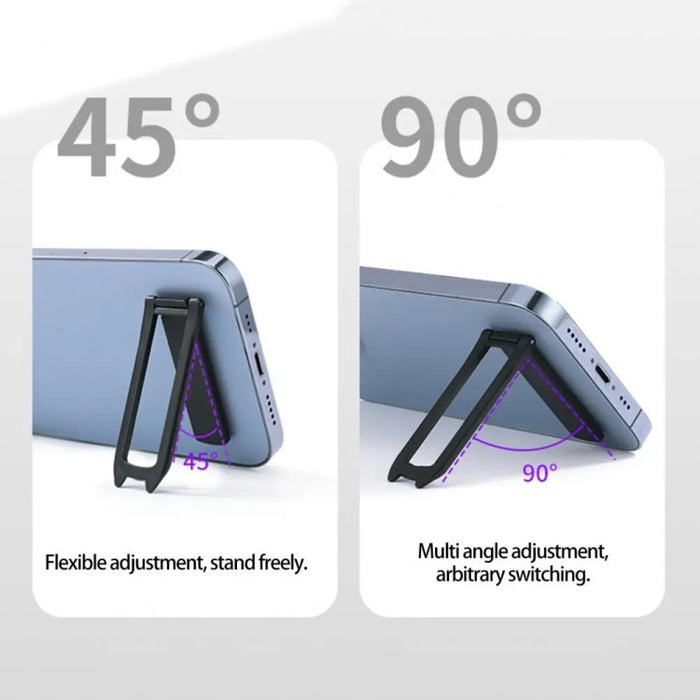 ZJ001 Mini soporte plegable invisible para teléfono/tableta montado en la parte posterior