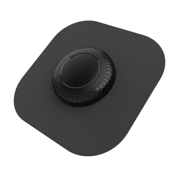 Para AirTag Locator Funda protectora PC + TPU Cubierta de tela impermeable de alta viscosidad