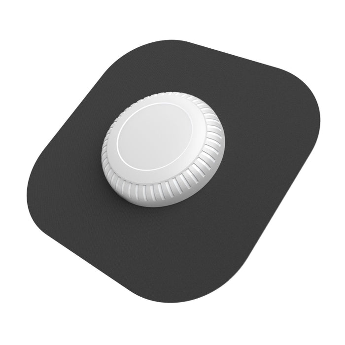 Para AirTag Locator Funda protectora PC + TPU Cubierta de tela impermeable de alta viscosidad