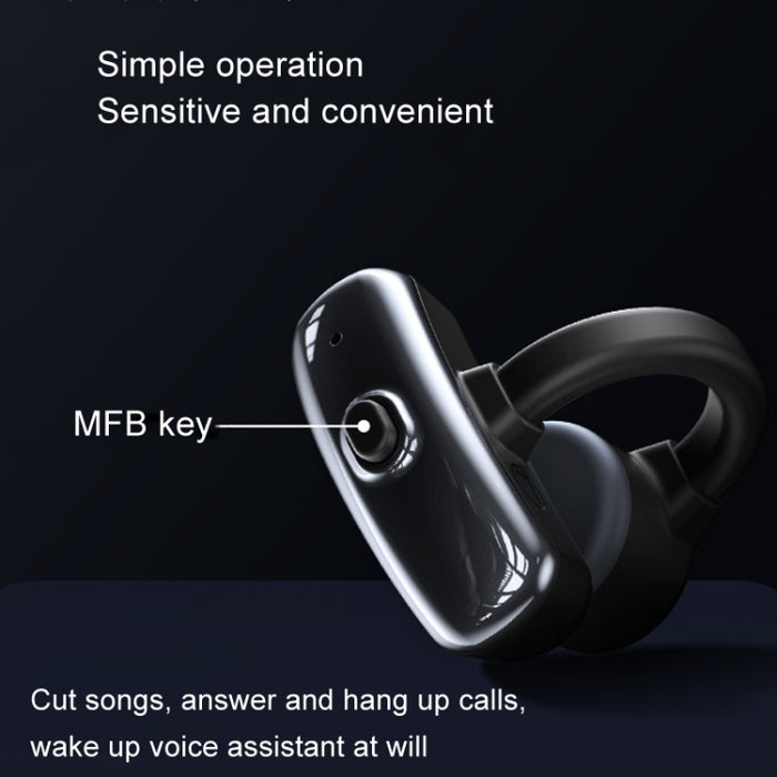 REMAX OpenBuds P2 Auricular Bluetooth de conducción ósea con clip Auriculares inalámbricos para música deportiva, P2