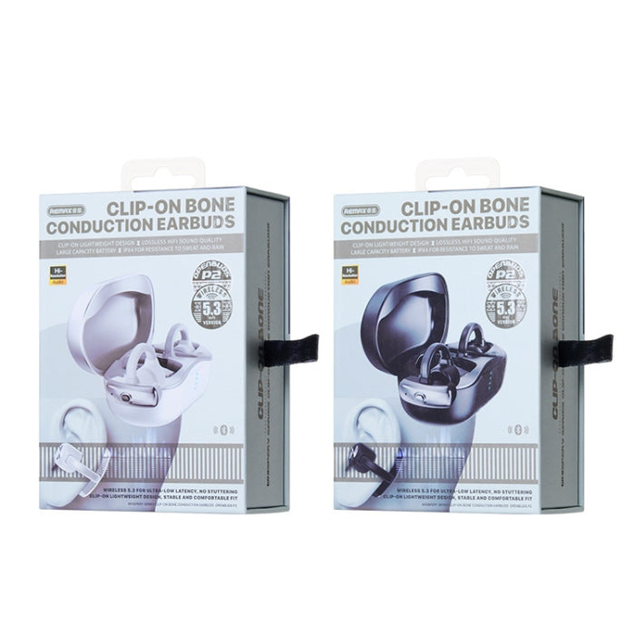 REMAX OpenBuds P2 Auricular Bluetooth de conducción ósea con clip Auriculares inalámbricos para música deportiva, P2