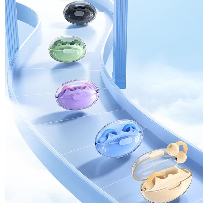 REMAX CozyBuds W15 Auricular inalámbrico Bluetooth con clip de oreja transparente OWS Auricular deportivo, W15