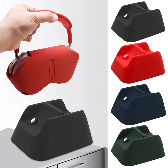 Para AirPods Max auriculares inalámbricos cargador de silicona Base de soporte