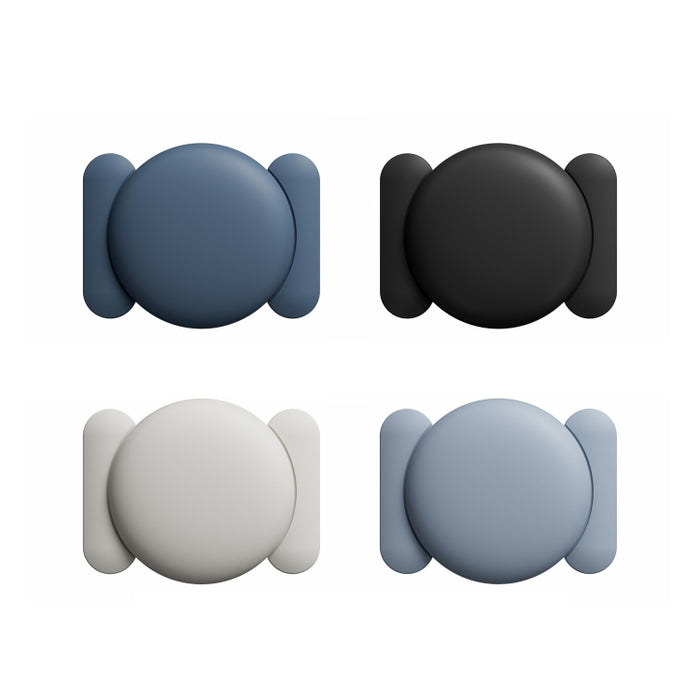 Para Airtag Funda de silicona Funda protectora con rastreador magnético