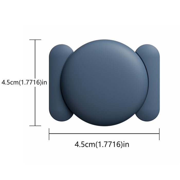 Para Airtag Funda de silicona Funda protectora con rastreador magnético
