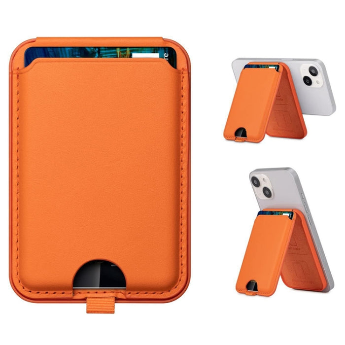 Para iPhone 15/14/13 Tarjetero magnético con soporte ajustable
