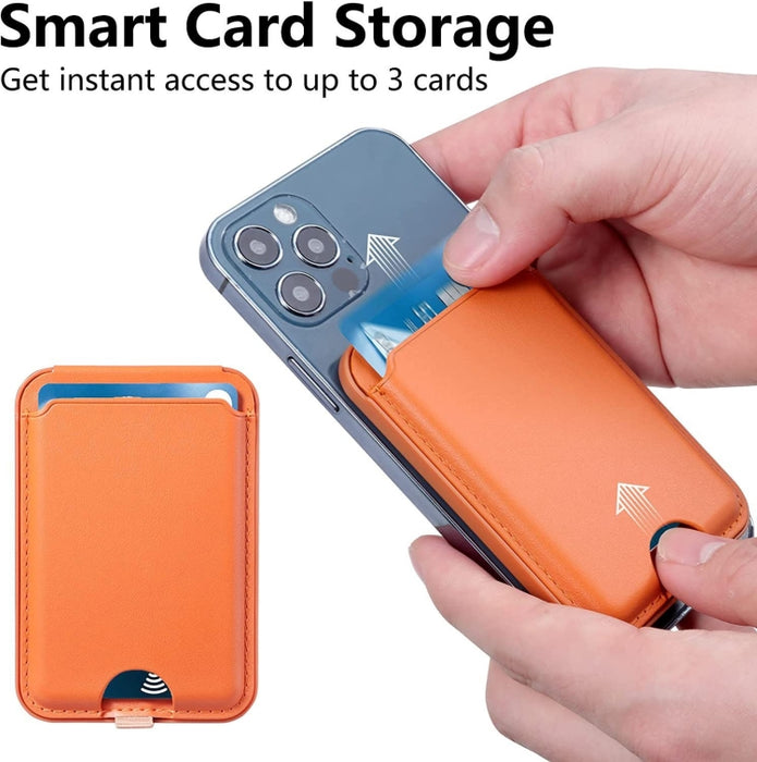 Para iPhone 15/14/13 Tarjetero magnético con soporte ajustable
