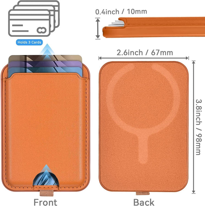 Para iPhone 15/14/13 Tarjetero magnético con soporte ajustable