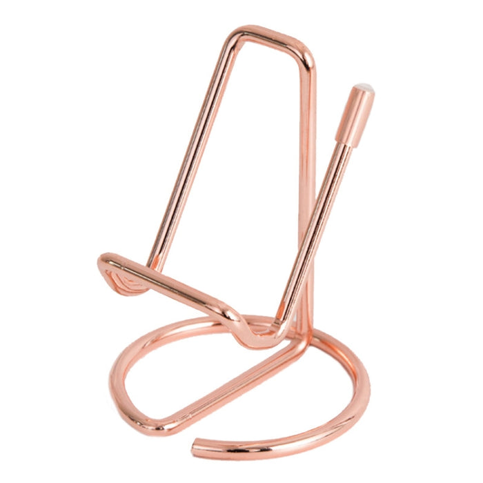 Soporte perezoso para teléfono, tableta de escritorio estable de hierro forjado, soporte para tarjetas de visita de oficina
