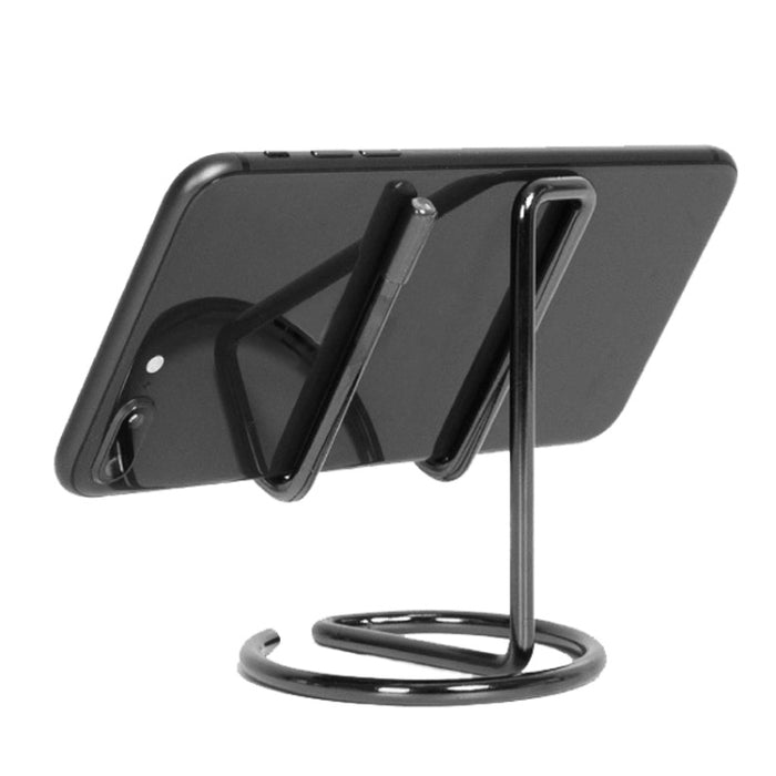 Soporte perezoso para teléfono, tableta de escritorio estable de hierro forjado, soporte para tarjetas de visita de oficina