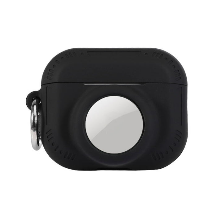 Para AirPods Pro 2 / Airtag 2 en 1 Funda protectora anticaída de silicona todo incluido