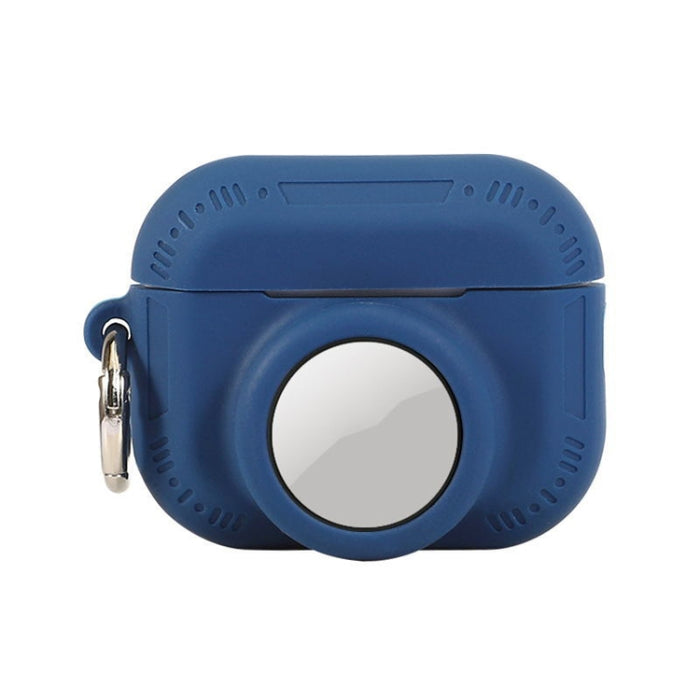 Para AirPods Pro 2 / Airtag 2 en 1 Funda protectora anticaída de silicona todo incluido