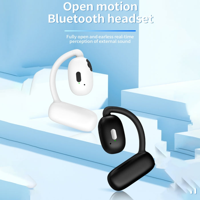 Auriculares inalámbricos del sonido estéreo de los auriculares de botón del oído de la ejecución de Bluetooth V5.4, V21 Black, V21 White