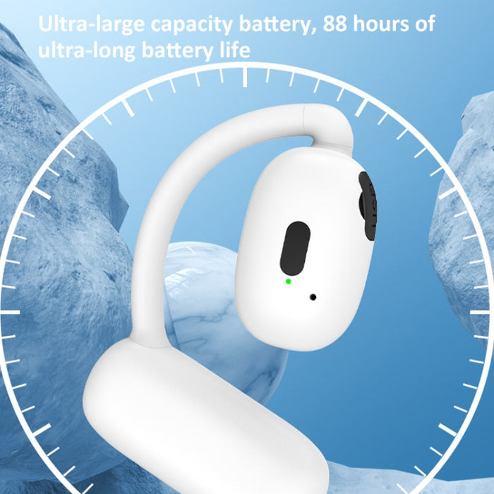 Auriculares inalámbricos del sonido estéreo de los auriculares de botón del oído de la ejecución de Bluetooth V5.4, V21 Black, V21 White