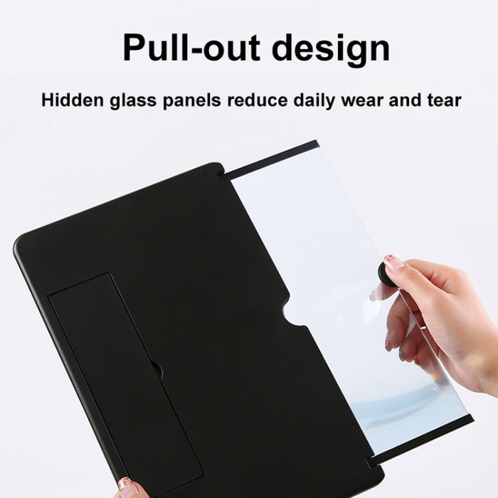 Amplificador de pantalla de teléfono plegable extraíble HD lupa de luz anti-azul, 14-inch-Black, 14-inch-White, 16-inch-Black, 16-inch-White, 18-inch-Black, 18-inch-White