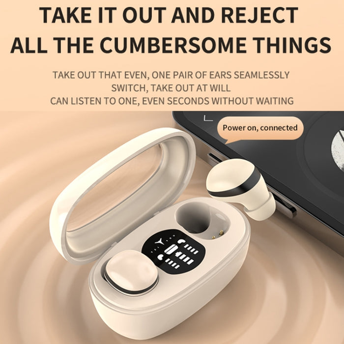 Mini auriculares Bluetooth TWS con contenedor Rectangular, reducción de ruido, larga duración, auriculares de música inalámbricos para dormir, mini13s