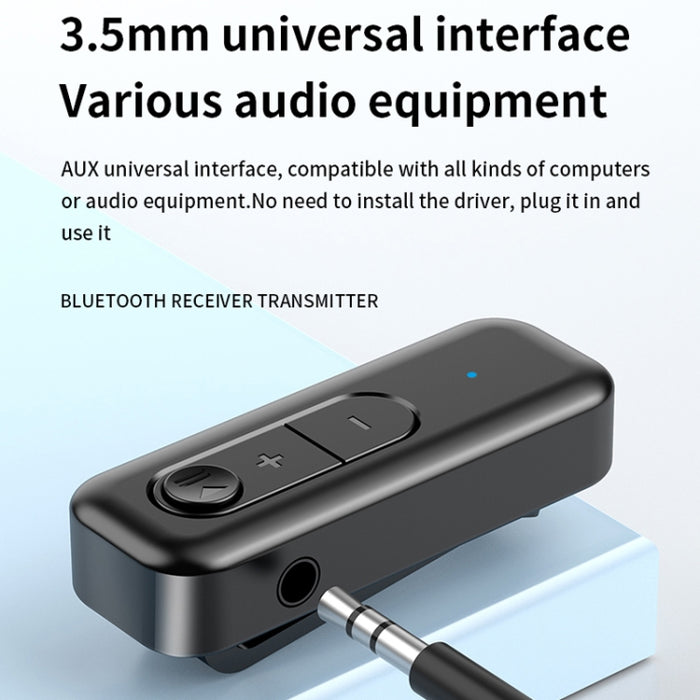 2 en 1 AUX Bluetooth 5.3 Receptor Transmisor Adaptador de audio USB, C28