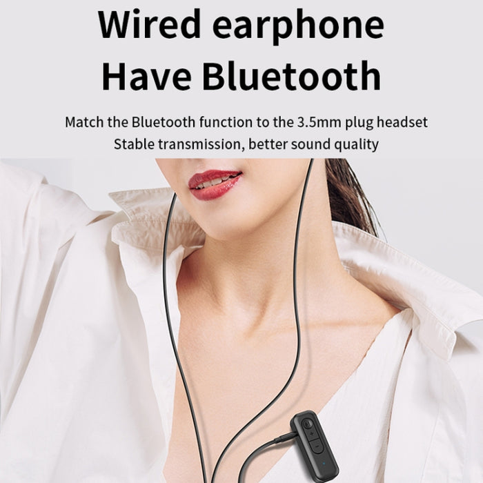2 en 1 AUX Bluetooth 5.3 Receptor Transmisor Adaptador de audio USB, C28
