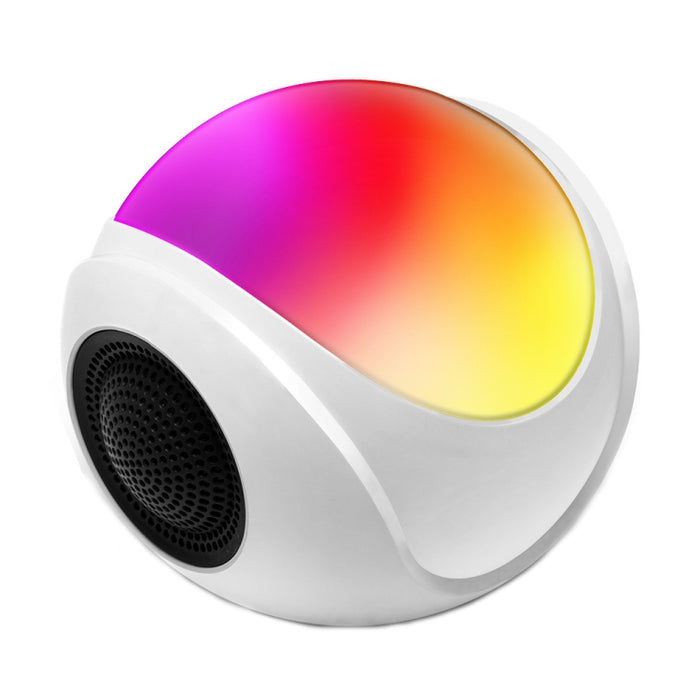 SY-688 TWS RGB Luz colorida Mini tarjeta Altavoz Bluetooth, SY-688 White
