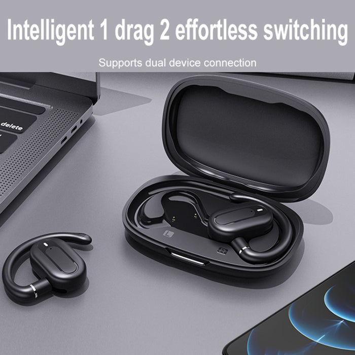 Tipo auriculares estéreo de la suspensión fuera de Bluetooth del sonido con el compartimiento de carga