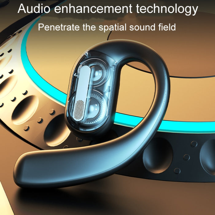 LX09 Auricular intrauditivo Bluetooth estéreo OWS con altavoz dual y un solo oído