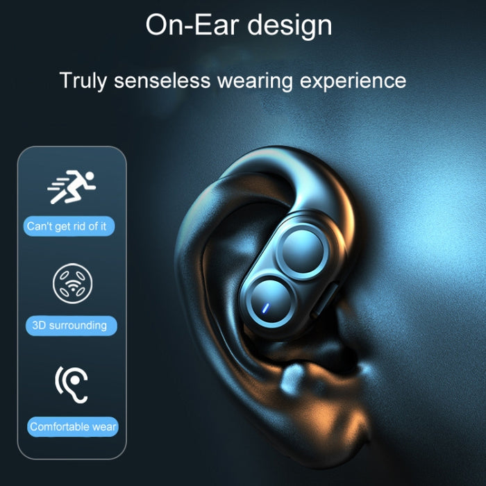 LX09 Auricular intrauditivo Bluetooth estéreo OWS con altavoz dual y un solo oído