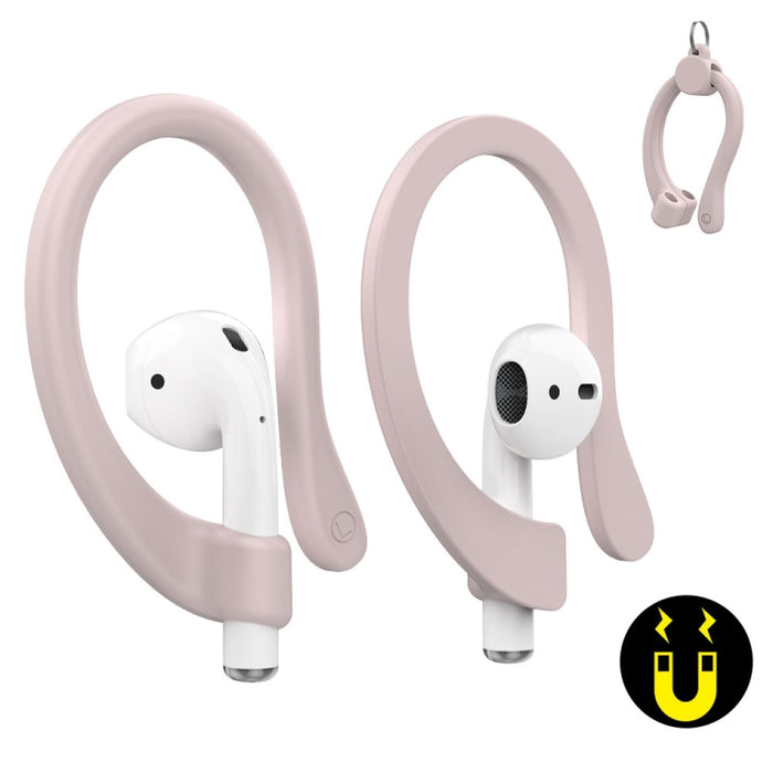 AhaStyle PT78, 1 par de auriculares inalámbricos, ganchos magnéticos de silicona para almacenamiento antipérdida para Apple AirPods 1 / 2 / 3 / Pro / Pro 2