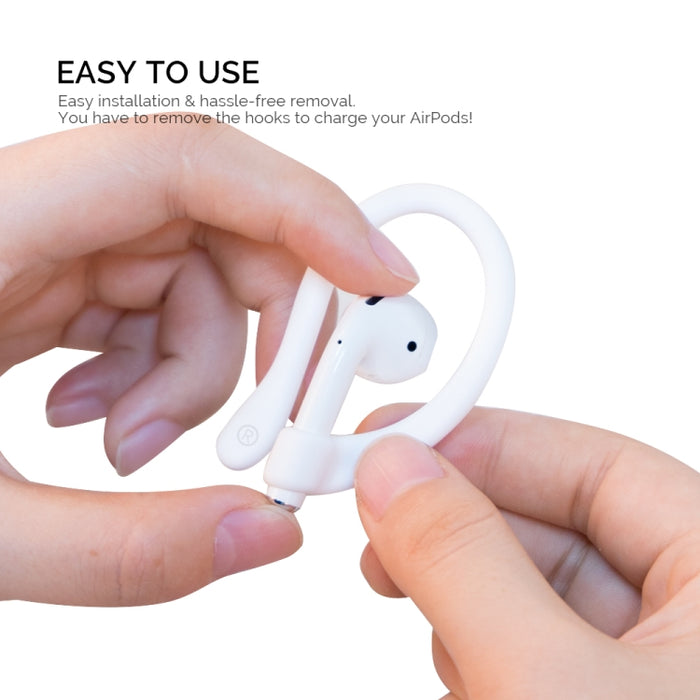 AhaStyle PT78, 1 par de auriculares inalámbricos, ganchos magnéticos de silicona para almacenamiento antipérdida para Apple AirPods 1 / 2 / 3 / Pro / Pro 2
