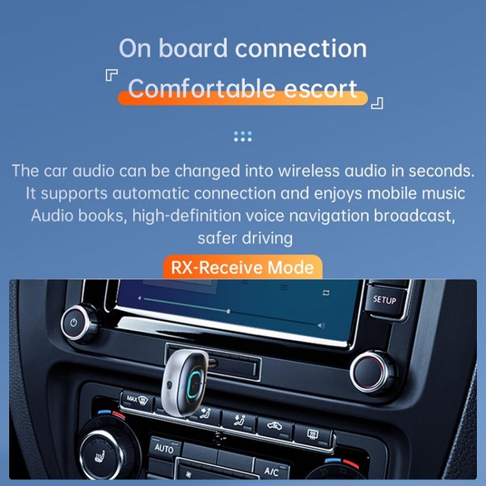 Transmisor receptor de audio AUX Bluetooth 5.3 para coche, C79